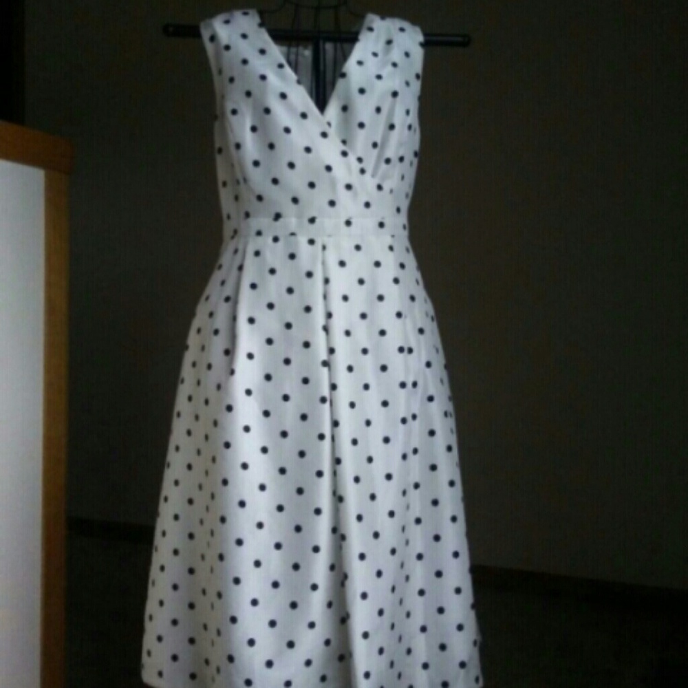Black and White Polka Dot Dress